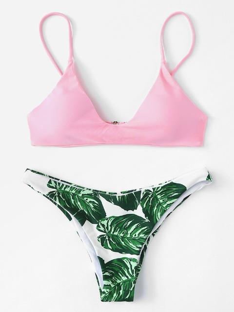 palm print bikini