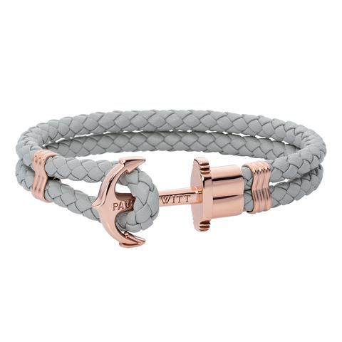 Bracciale Àncora Phrep Ip Oro Rosa Grigio