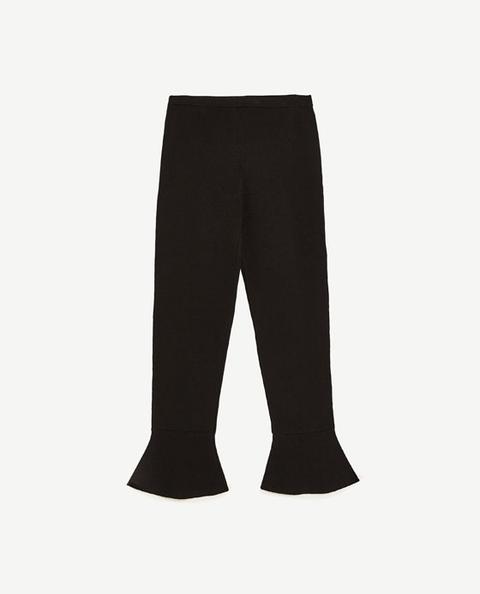 Pantaloni Cropped Volant Orlo