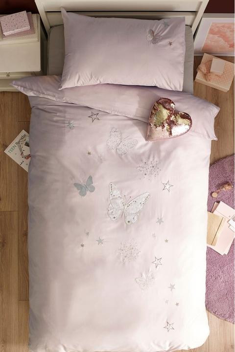 Next Butterfly Sequin Duvet Cover And Pillowcase Set From Next On 21 Buttons