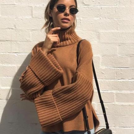 Maglione Caramel Dolcevita