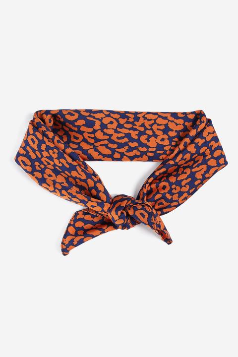 Womens **leopard Print Head Scarf - Multi, Multi