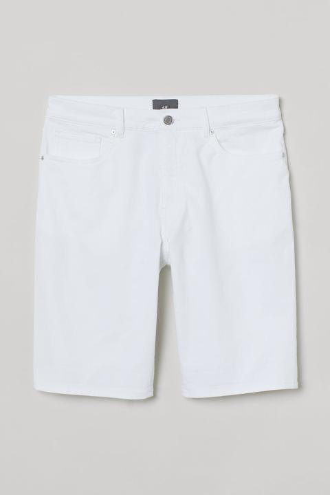 Pantalón Corto Slim Fit - Blanco