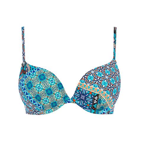 Costume Push Push Up In Microfibra Stampato - Jasmine