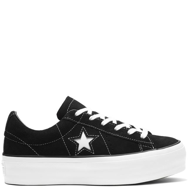 converse suede platform