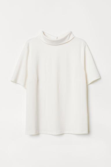 Shirt Mit Kragen - White - Damen