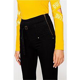 Pantaloni Skinny Vita Alta