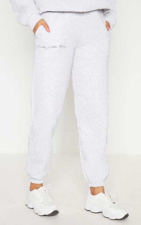 prettylittlething grey joggers