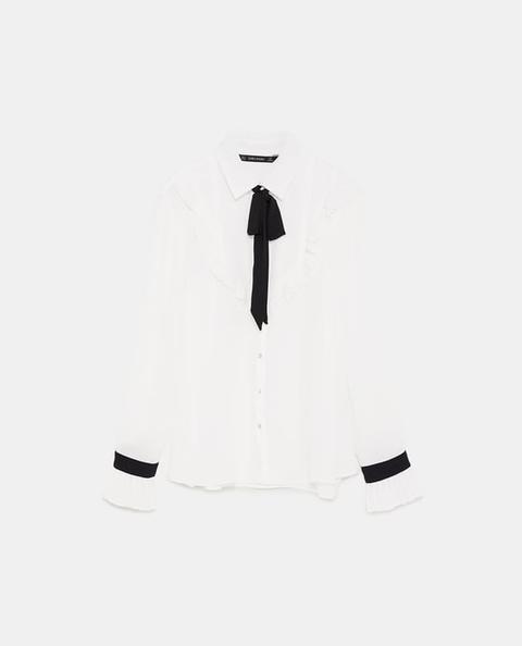 Camicia Con Fiocco