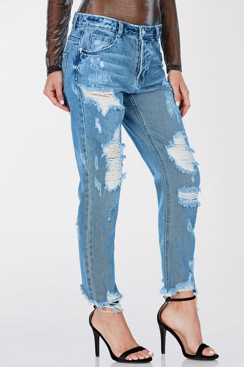 Be A-frayed Distressed Jeans