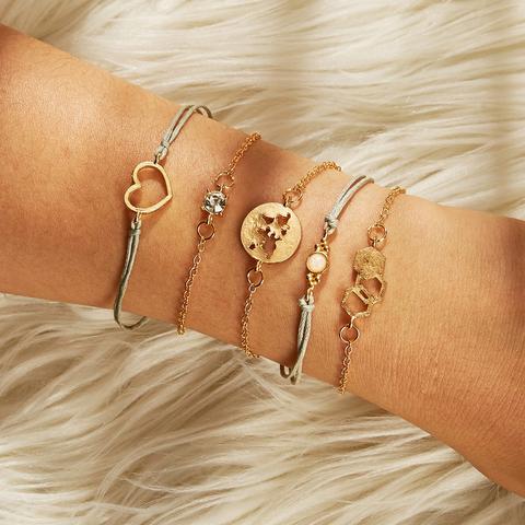 Set De Bracelet Géométrique 5 Pièces