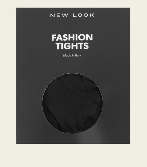 Black Star Pattern Tights New Look from 