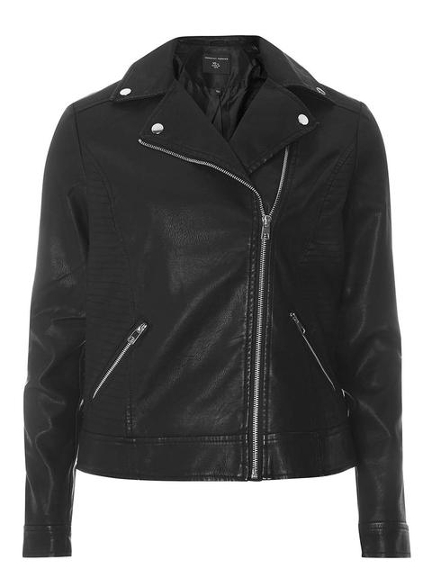 Faux Leather Biker Jacket