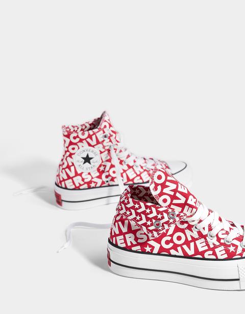 bershka converse platform