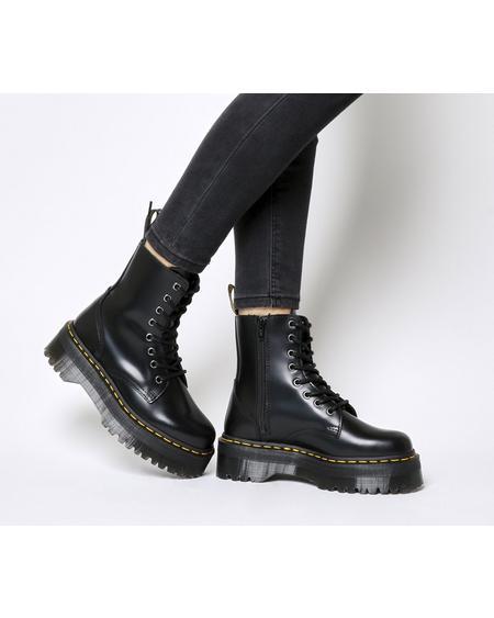 Dr Martens Jadon 8 Eye Boot Black From Office On 21 Buttons