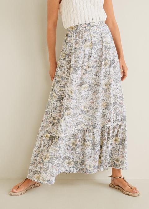 Falda Modal Estampada