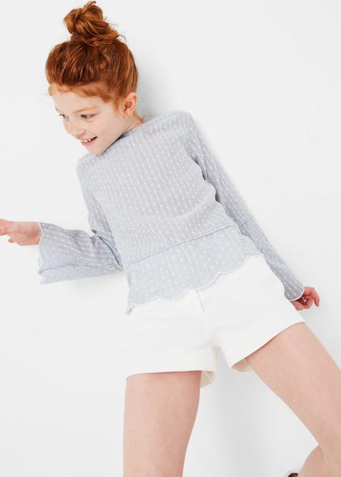 Short Algodón Textura