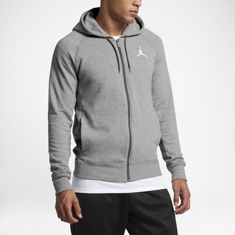 Felpa Con Cappuccio E Zip A Tutta Lunghezza Jordan Flight - Uomo