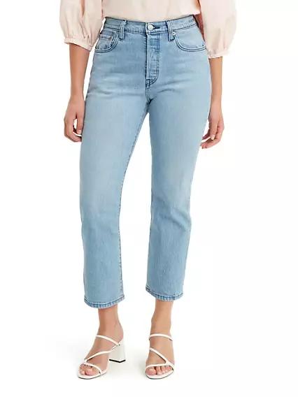 501® Levi's® Crop Jeans - Blue