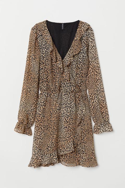 Wrap Dress - Beige