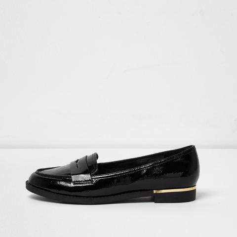 Black Patent Loafers