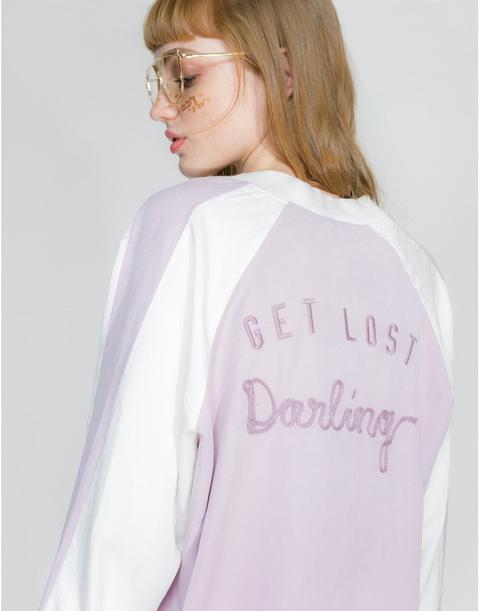 Chaqueta Bomber Lilac