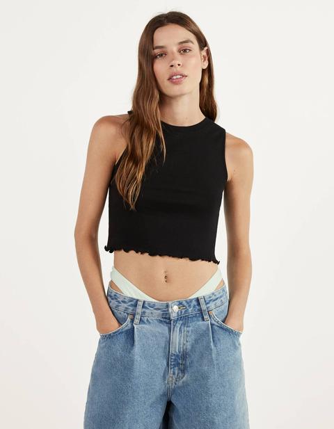 Sleeveless Crop Top