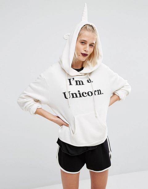 Sudadera Con Capucha Y Unicornio De Wildfox