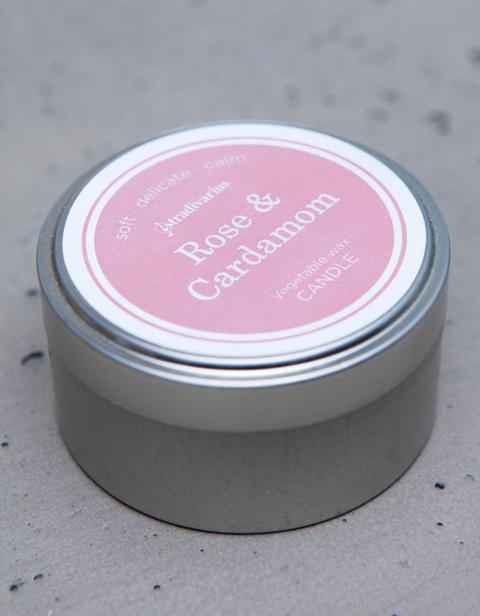 Vela Tapa Rose & Cardamom