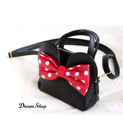 Borsetta Minnie Fiocco Pois