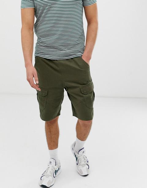 Another Influence - Pantaloncini Cargo Kaki - Verde from ASOS on 21 Buttons