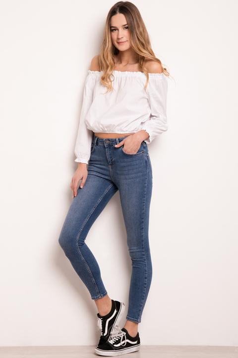 Jeans Skinny Vita Alta