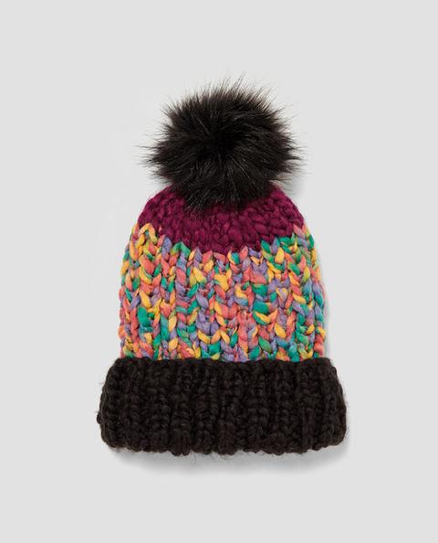 Berretto Oversize Pompon