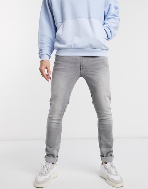 Burton Menswear Skinny Jeans In Grey