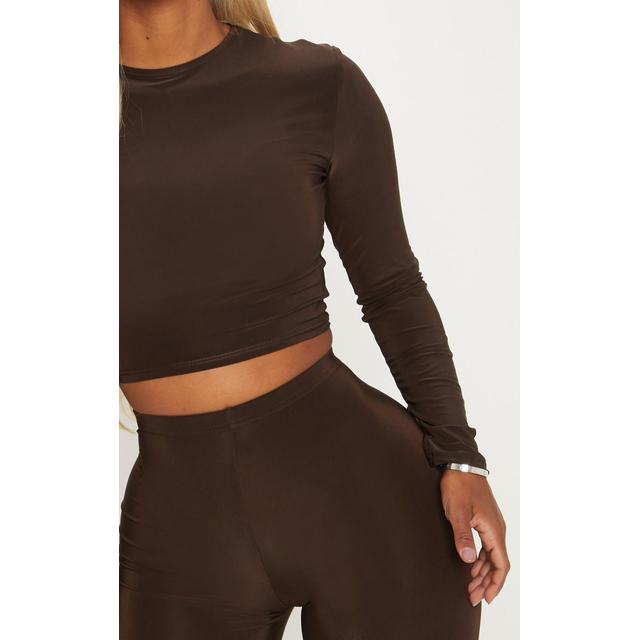 long sleeve brown