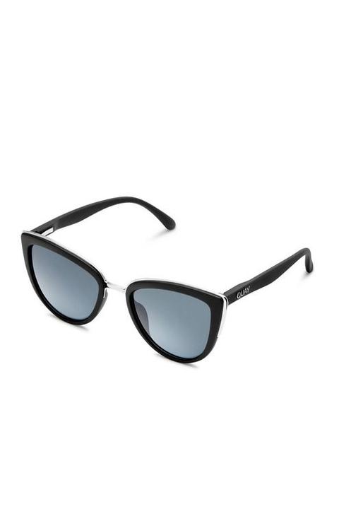 Womens **my Girl Sunglasses By Quay - Black, Black