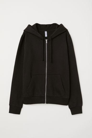 H & M - Giacca Con Cappuccio - Nero