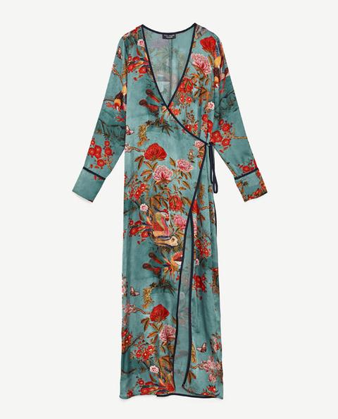 Vestido Kimono Estampado