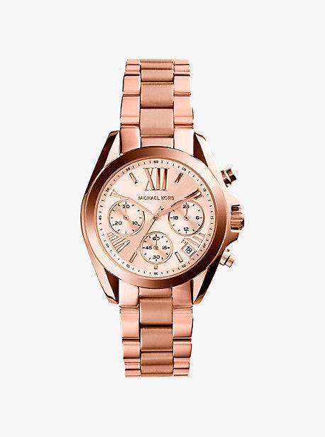 Mk Montre Bradshaw Ton Or Rose - Or Rose(or Rose) - Michael Kors