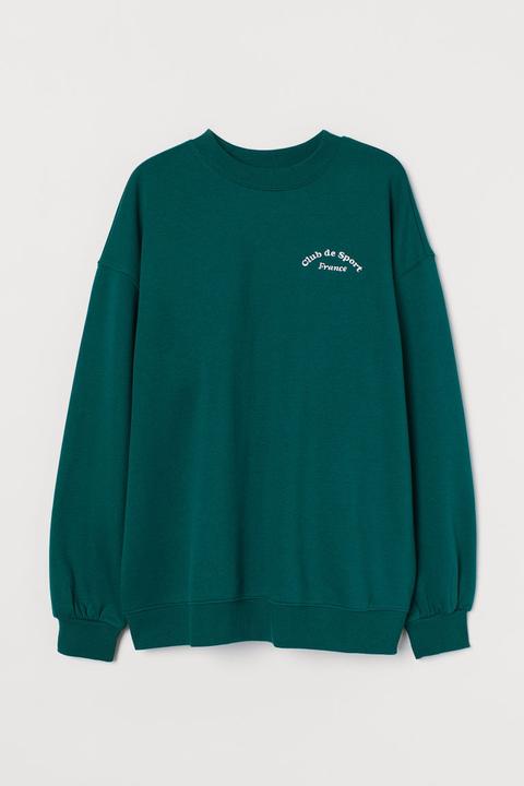 Sudadera Oversize - Verde