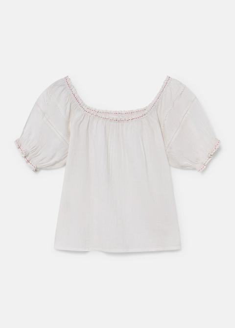 Blusa Bacio Gomas Pespunte