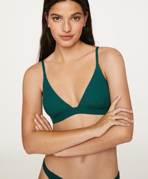 Sujetador Bikini Triangular Estructura
