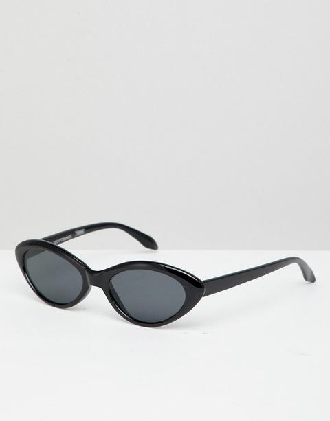 Reclaimed Vintage Inspired Cat Eye Sunglasses In Black