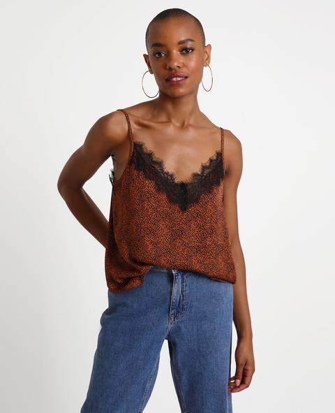 Top À Dentelle Femme