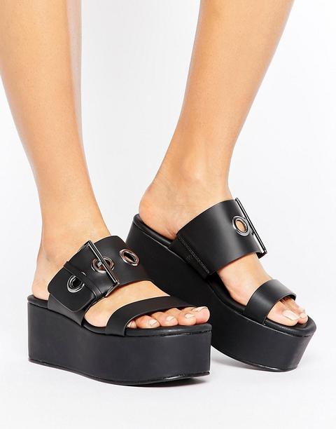 Pull&bear - Zeppe Dettagli Ad Anello - Nero
