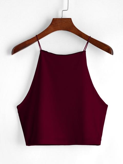 Wine Red Cami Top