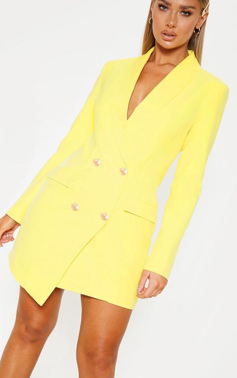 Robe best sale blazer jaune