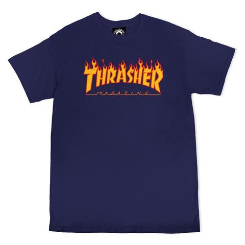 Flame Logo T-shirt (navy)