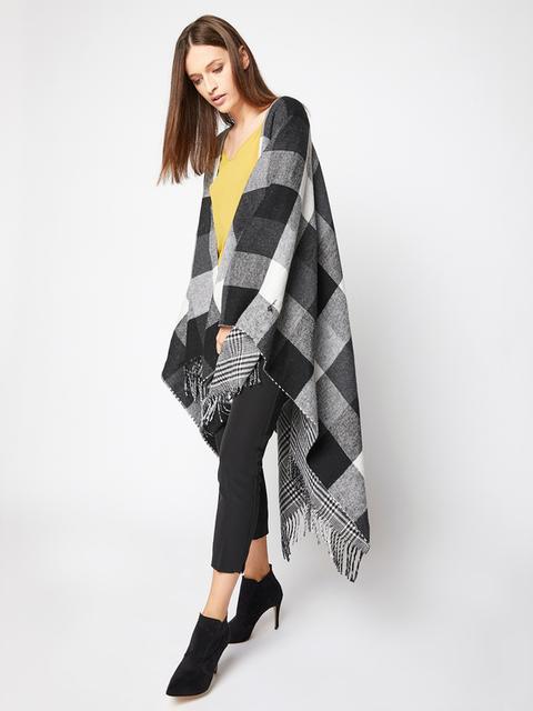 Maxi Poncho Double Face