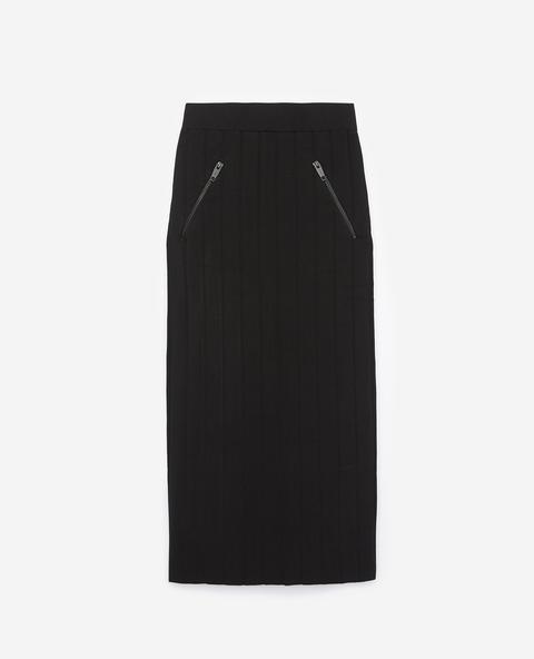 Jupe Noire Fendue